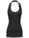 MBE Women's Basic Fitted Ribber Halter Tank