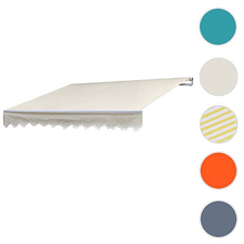 Alu-Markise HWC-E31, Gelenkarmmarkise Sonnenschutz 3x2,5m - Polyester Creme – Bild 4