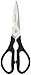 Amazon Basics Multifunction Come-Apart Kitchen Shears, 8 inch, Black