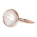 Moonstone 18k Rose Gold Clad Wholesale Gemstone Round Ring