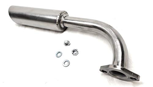 Header Exhaust Pipe for: Go Kart Predator 212cc,Honda GX160, GX200, LIFAN 7HP.