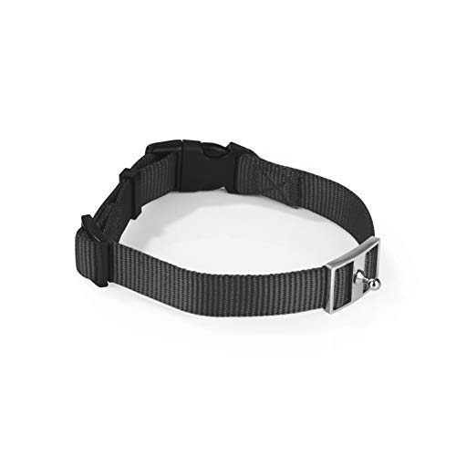 GOLEYGO-Hundeleine-Halsband-Schwarz-Gre-S-M-innovatives-Magnet-Klick-System-mit-Kugelstift-unter-Vollast-lsbar-fr-Hunde-bis-max-40-kg-Leinenlnge-120-200-cm