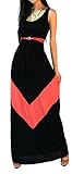 RH Women Bateau Neck Stripe Full Length Maxi Beach Dress