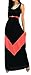 RH Women Bateau Neck Stripe Full Length Maxi Beach Dress Black M