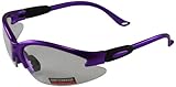 Global Vision Safety Shop Glasses (Purple Frame/Clear Lens)