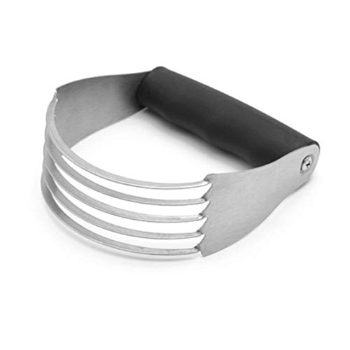 VIGE Stainless Steel Pastry Blender Home Flour and Oil Mixer Biscuit Play Powder Device Durable Cream Cutter Kitchen Tools - Silver