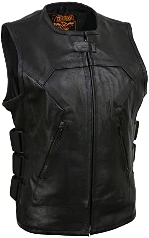 Amazon.com: EXCELSIOR INT Men's Club Style Leather Vest Style