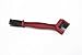 Cycle With Style Motorcycle & Bike Chain Cleaning Tool - Multi-Purpose for All Bikes - Works Great with Degreasers - Great Brush Action - Red