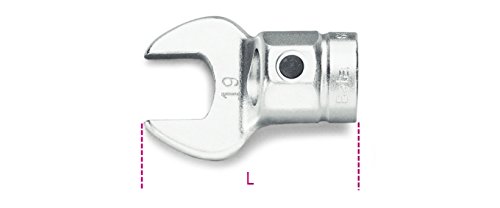 Beta 6420010 Dia Spigot Open Jaw Crowfoot Wrench for Torque Bars 16mm, 10mm Size, White