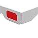 Yevison Unisex 3D Stereo Glasses Foldable 3D Cardboard Glasses for Films, TV, Magazines and More 3 Pcs Adorable Quality and Practicalthumb 3
