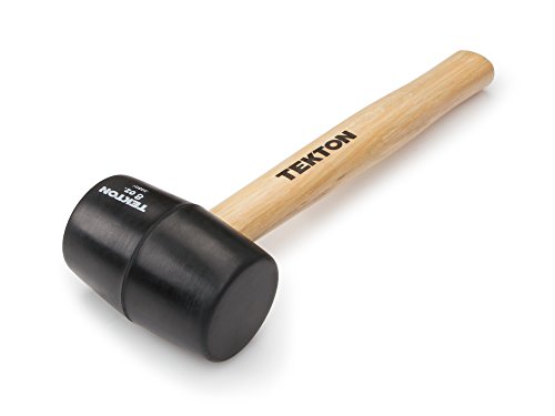 TEKTON 30501 Wood Handle Rubber Mallet 8-Ounce - Nielsen 