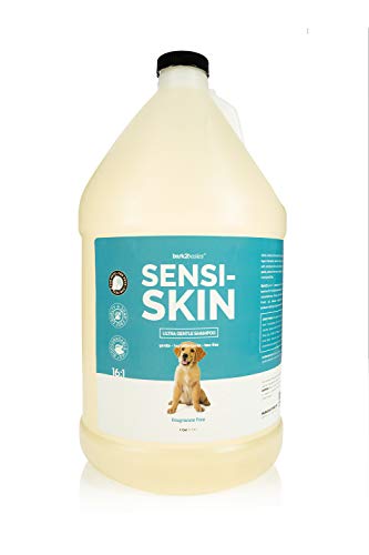 Bark2Basics Sensi-Skin Hypoallergenic Dog Shampoo, 1 Gallon, Sensitive Pet Shampoo, Gentle, No Fragrance, Non-Irritating, Made In The USA