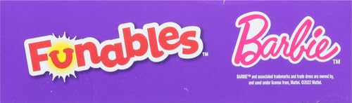 FUNABLES FRUIT SNACKS, BARBIE SHAPED FRUIT FLAVORED SNACKS, 0.8 OUNCE POUCHES (PACK OF 10)