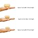 Beaute Galleria 3 Pieces Mini Kids Hair Donut Bun Maker Ring Style Mesh Chignon Ballet Sock Bun (Beige/Blonde)