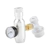 Biervat lader CO2-regelaar, 16g Keg Regulator CO2, Kegerator Regulator, 0-60 PSI / 0-150 PSI Bierregelaar, CO2 Regulator…