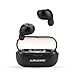 Alphasonik True Wireless Earbuds Bluetooth Noise Isolating Water-resistant Headphones Touch Control Sports in-Ear Earbud TWS Stereo Sound Mini Headset Built-in Mic Extra Bass Portable Charging Case