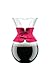 Bodum Pour Over Coffee Maker with Permanent Filter, 34 oz, Red