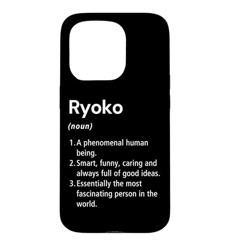 Ryoko Name Definition Dictionary Case for iPhone 15 Pro