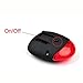 IDS Solar Powered Bike Bicycle Rear Back Safety Light 3 Function LED Tail Lamp Red