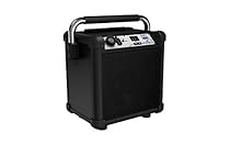 ION Audio Job Rocker Plus | Portable Heavy-Duty Jobsite Bluetooth Speaker System with AM/FM Radio + Mic Input (Black)
