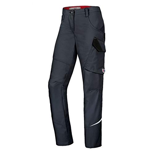 BP 1604-559-10 Bib & Brace, Stretch Braces With Clip Fastenings, 245,00 G/M², Fabric Blend, Darkblue, Size 31/32N