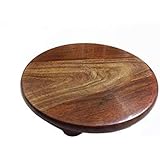 Christmas' Gift' Hand Made Wooden Brown Chakla Funny Yet Beautiful Wooden Chakla,Chapati Making Round Serving Board Roti Make