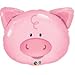 Qualatex Playful Pig Microfoil Balloon, 30-Inches (1-Pack)