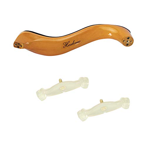 Violin Shoulder Rest for 4/4 and 3/4 Size, Healemo Shoulder Rest for Violin, Perfect for Beginners and Professionals
