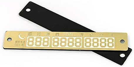 Winbang Temporary Parking Card Luminous Temporary Car Phone Number Card Extra Large