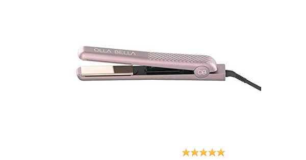 Olla Bella Enderezadora de pelo, plancha 2 en 1 y rizador, plancha plana de  titanio para pelo con salón de calor alto 450 , V7 en oro rosa (rosa  desnudo) : Belleza y Cuidado Personal - Amazon.com