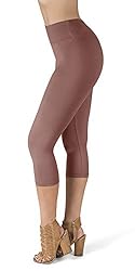 SATINA High Waisted Capri Leggings for Women