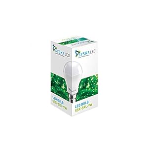 SYSKA 9W B22D Led Cool Day Light Bulb, 1 Piece (Ssk-Srl-9W)