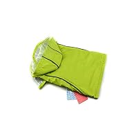 Pet Raincoat,Pet Dog Clothes Raincoat Waterproof Material Jacket with Stripes D-Ring of Leash for Dogs,Green,S