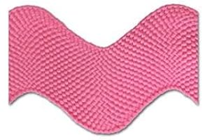 TRIMPLACE 1-1/8 inch Jumbo RIC Rac 12 Yards (Strawberry)