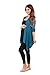 Women's Draped Maternity Cardigan with Optional Sleeve Button - Made in USA