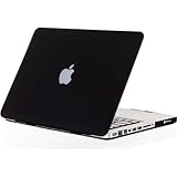 Kuzy - BLACK 13-inch Rubberized Hard Case for MacBook Pro 13.3" (Model: A1278 with or without Thunderbolt) Shell Cover - Black