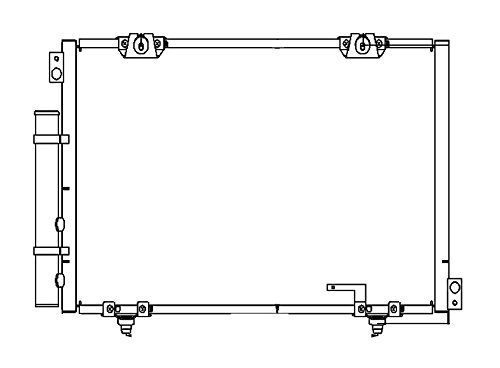 BEHR HELLA SERVICE 8FC 351 038-731 Condenser, air conditioning