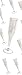 Oojami 30pc Clear Plastic With Silver Glitter Classicware Glass Like Champagne Wedding Parties Toasting Flutes