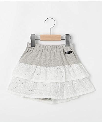 Amazon サンカンシオン 3can4on 90 140cm 綿レースフリルキュロット 90 90cm オフホワイト 003 パンツ 通販
