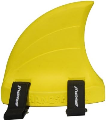 Shark FIN Swimming AID for Kids with Swim Goggles Bundle (Yellow) by Echelon