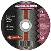 Metabo 55995 6 Inch X 0.045 X 7/8 Inch 60 G Super Slicer Cut Off Wheel Type1(Sold By 2 Pack)