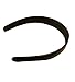 CoverYourHair Plastic Hairbands - Hard Headbands - 12 Pack Dark Colors