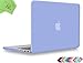 UESWILL Smooth Matte Hard Case Cover Compatible with MacBook Pro (Retina, 15-inch, Mid 2012 to Mid 2015), Model A1398, NO CD ROM, NO Touch Bar, Serenity Blue