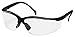 Pyramex SB1810S Venture II - Black Frame with Clear Lens Safety Glasses