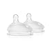 Olababy Gentle Bottle Silicone Replacement Nipple Set of 4 (0-3 Months/Slow Flow)