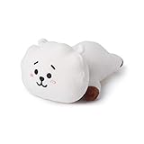 LINE FRIENDS BT21 Official Merchandise RJ Mini Cushion Stuffed Pillow, White