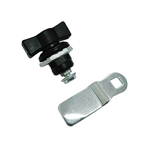Karcy 2pcs T Handle Swing Knob Turn Cam Lock for Machine Cabinet Drawer