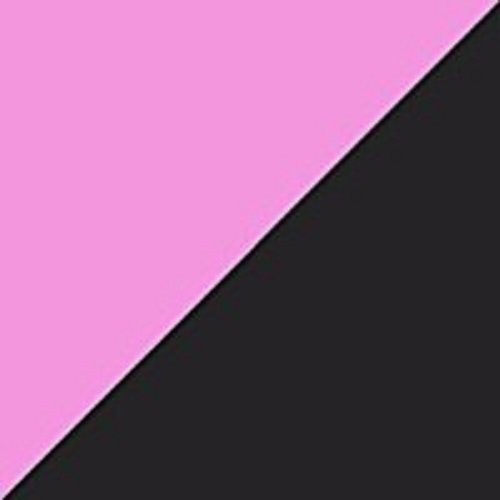 Wacces TPE Exercise Fitness Yoga Gym Training Premium Mat Dual Reversible Non-Slip, Pink/Black, 6mm, 24" L x 5" H x 5" W