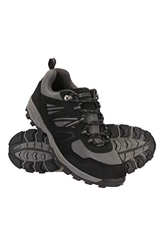 Mountain Warehouse McLeod Mens Shoes Lightweight All Season Shoes Durable Walking Shoes Breathable Hiking Shoes Mesh Lining Running Shoes for Travelling Camping