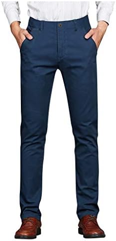 Goosun Men's Slim-Fit Comfort Stretch Chino Pant Premium Flat Front Stretch Pant Relaxed-Fit Casual Long Trousers Formal Business Dress Pants Washed Comfort Stretch Chino Pant